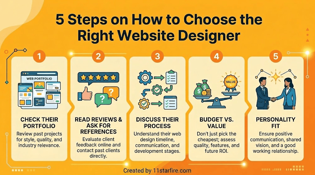 5 steps on how to choose the right website designer 2