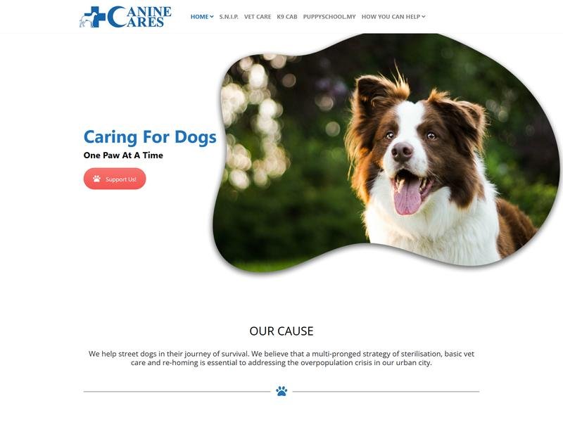 Animal welfare NGO site