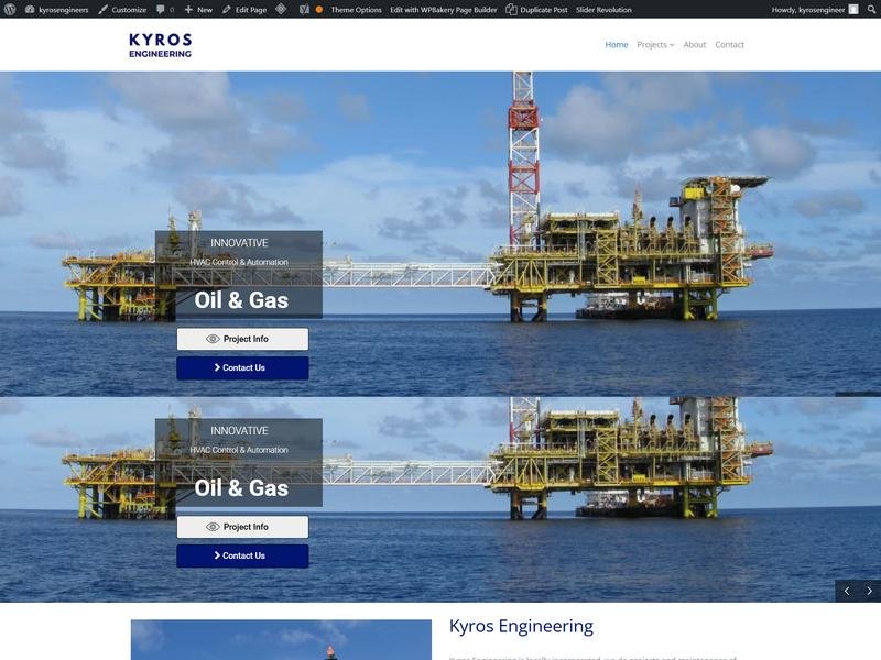 Engineering company site